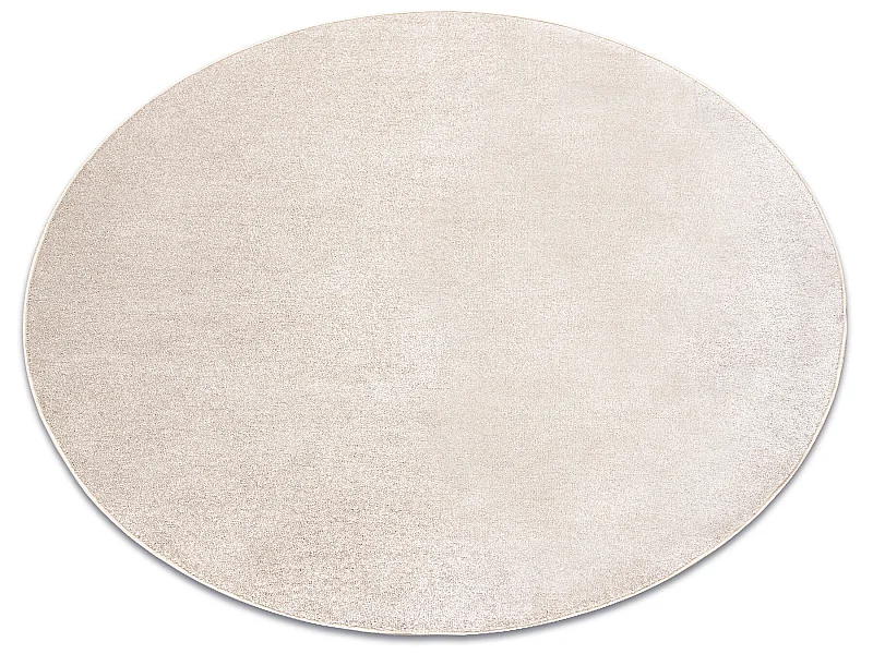 Teppich rund CASHMERE beige 312 eben cercle 100 cm