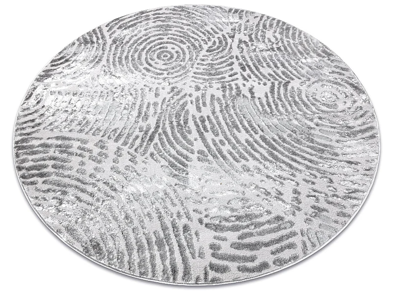 Tappeto MEFE moderno Cerchio 8725 cerchi impronta digitale - Structura cercle 120 cm