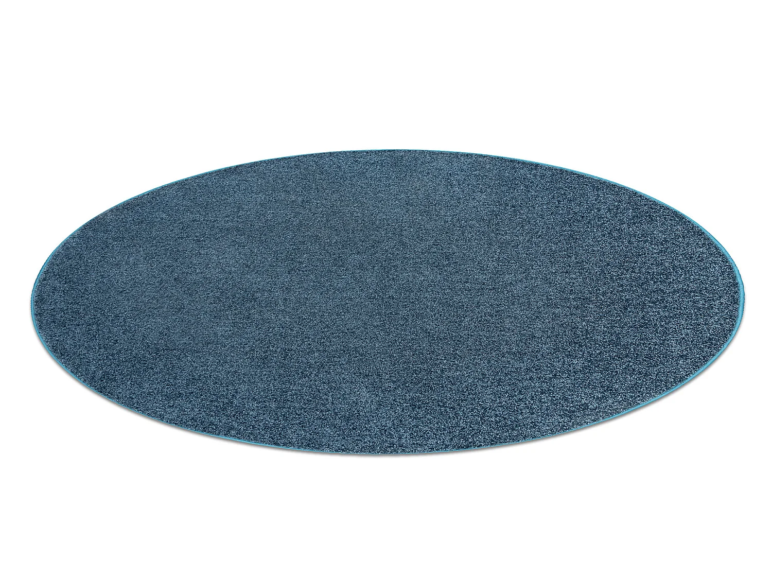 TAPIS cercle INDUS bleu foncé 75 plaine MÉLANGE cercle 150 cm