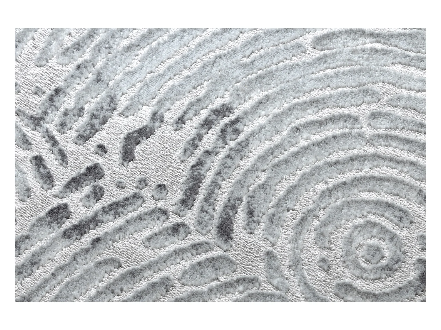 Tapis MEFE moderne Cercle 8725 cercles Empreinte digitale - Structural cercle 100 cm