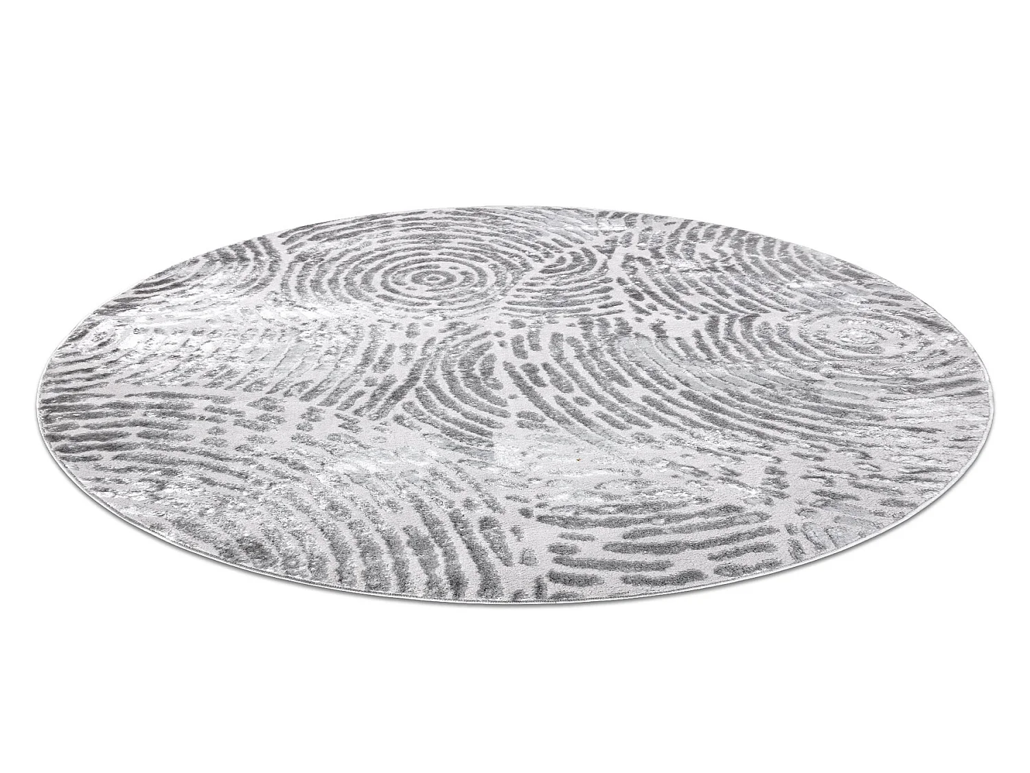 Dywan MEFE nowoczesny  Koło 8725 Koła odcisk palca - Strukturalny, d cercle 100 cm
