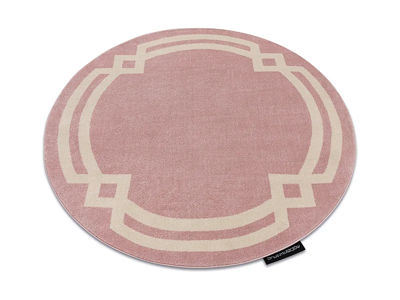 Teppich HAMPTON Lux Kreis rosa cercle 140 cm