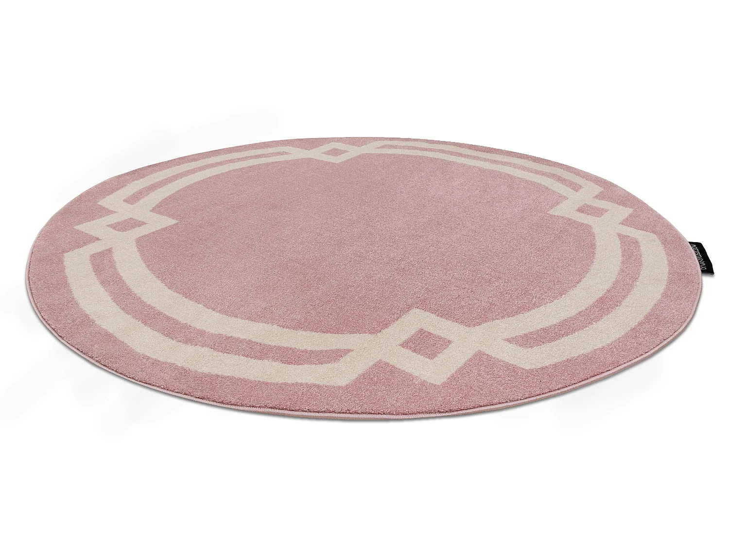 Teppich HAMPTON Lux Kreis rosa cercle 140 cm