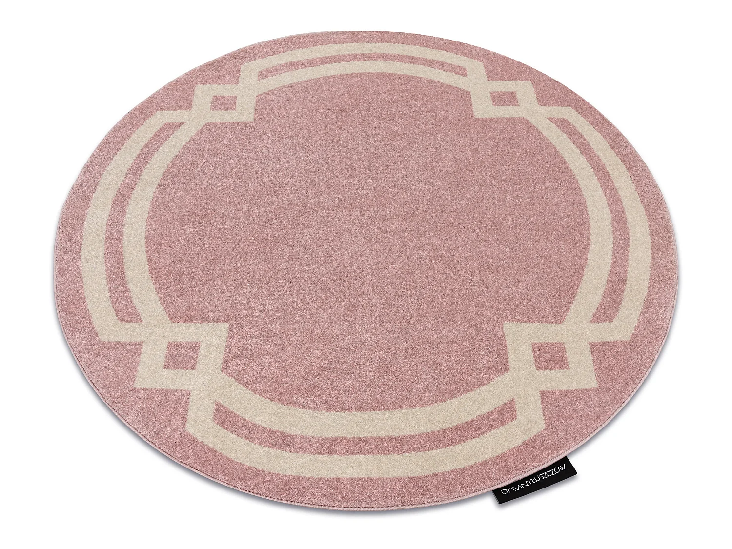 Tapis HAMPTON Lux cercle rouge cercle 140 cm