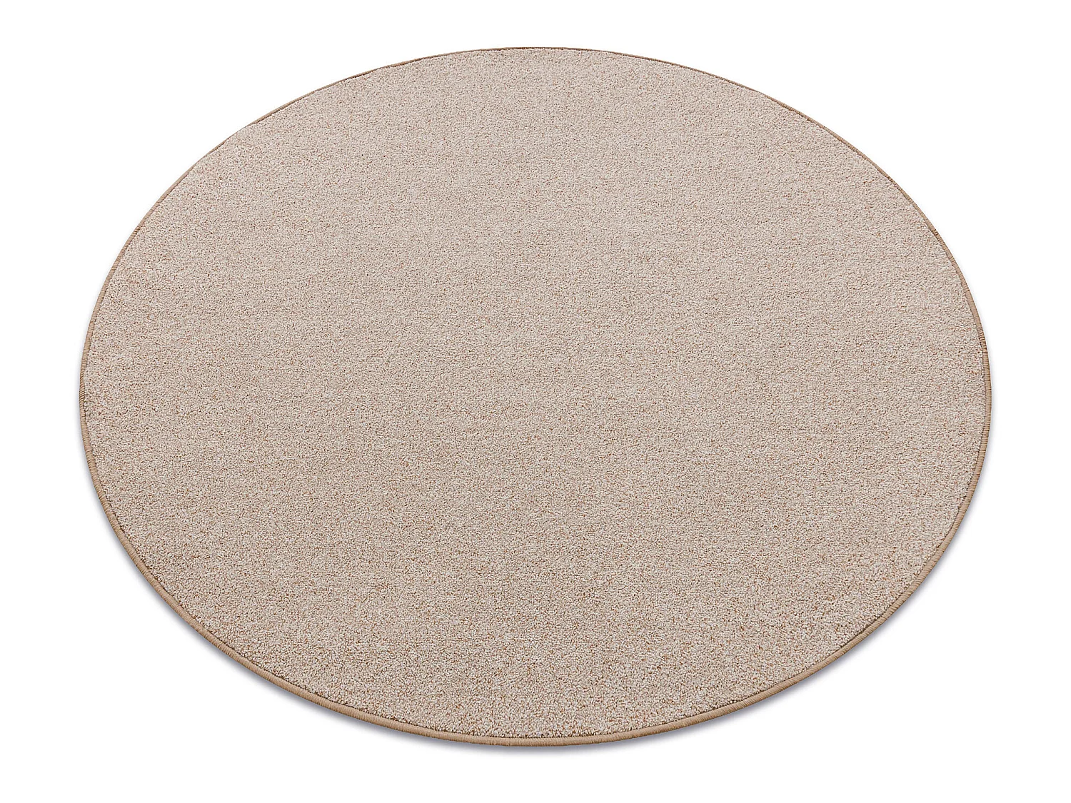TAPIS cercle MOORLAND TWIST beige cercle 150 cm