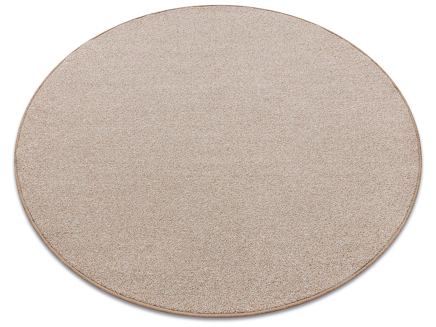 TAPIS cercle MOORLAND TWIST beige cercle 150 cm