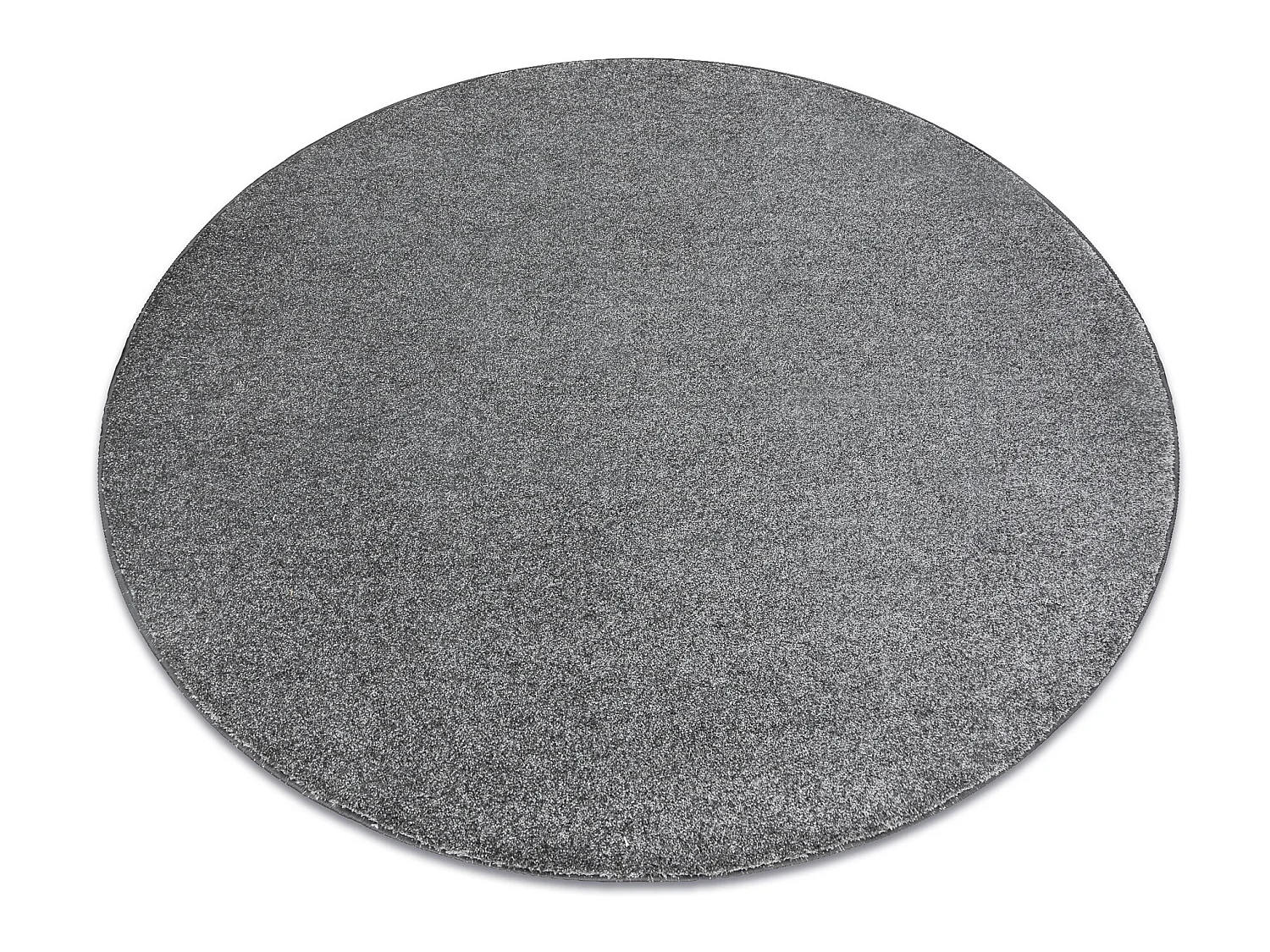 TAPIJT ROND INDUS grijs 95, glad, melange cercle 170 cm
