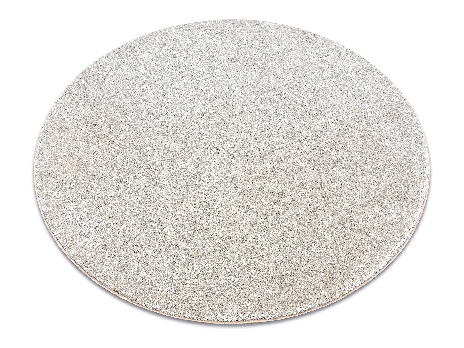 TAPIS cercle SAN MIGUEL crème 031 plaine couleur unie cercle 200 cm
