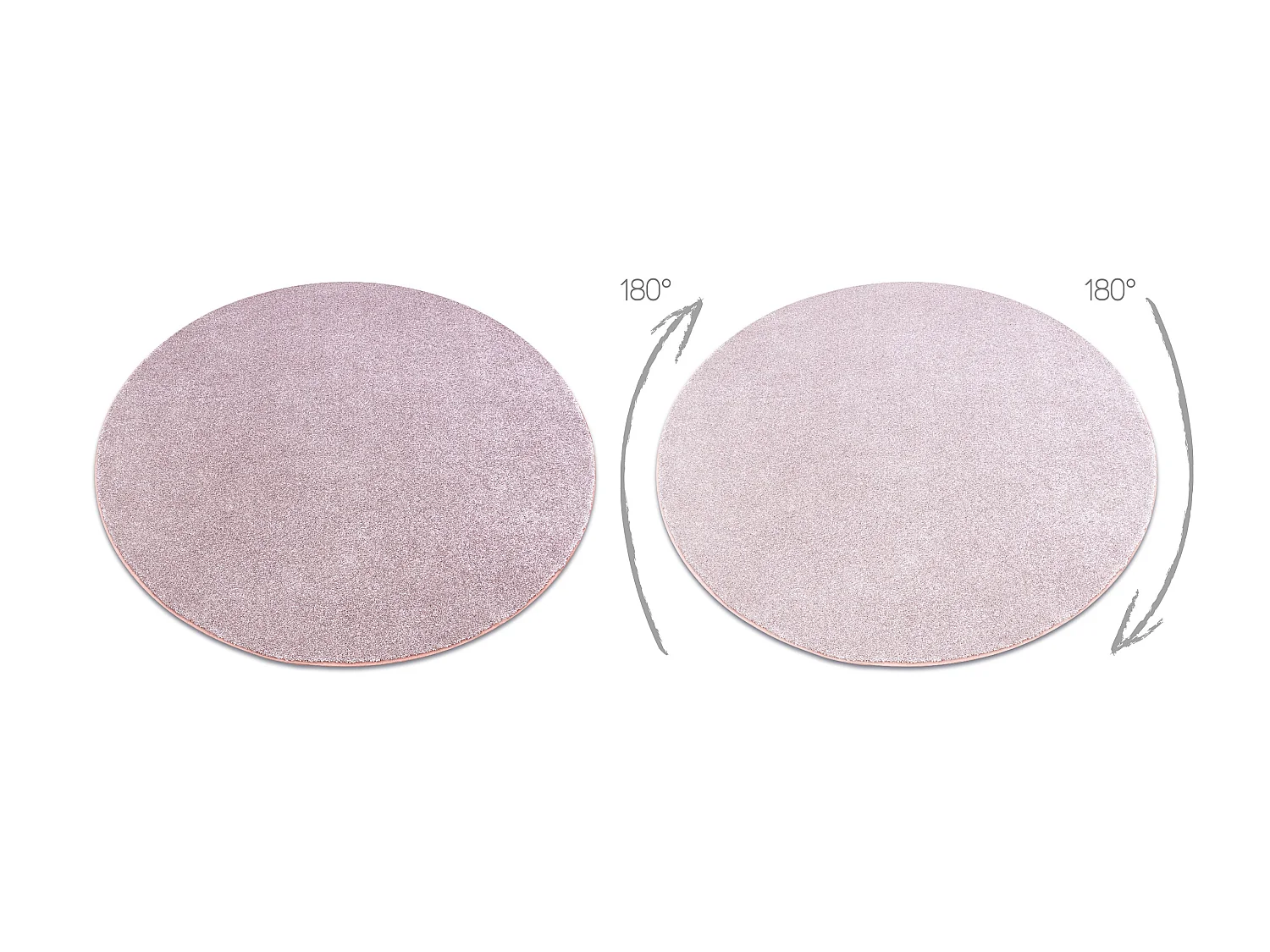 TAPIS cercle SAN MIGUEL pâle 61 plaine couleur unie cercle 200 cm