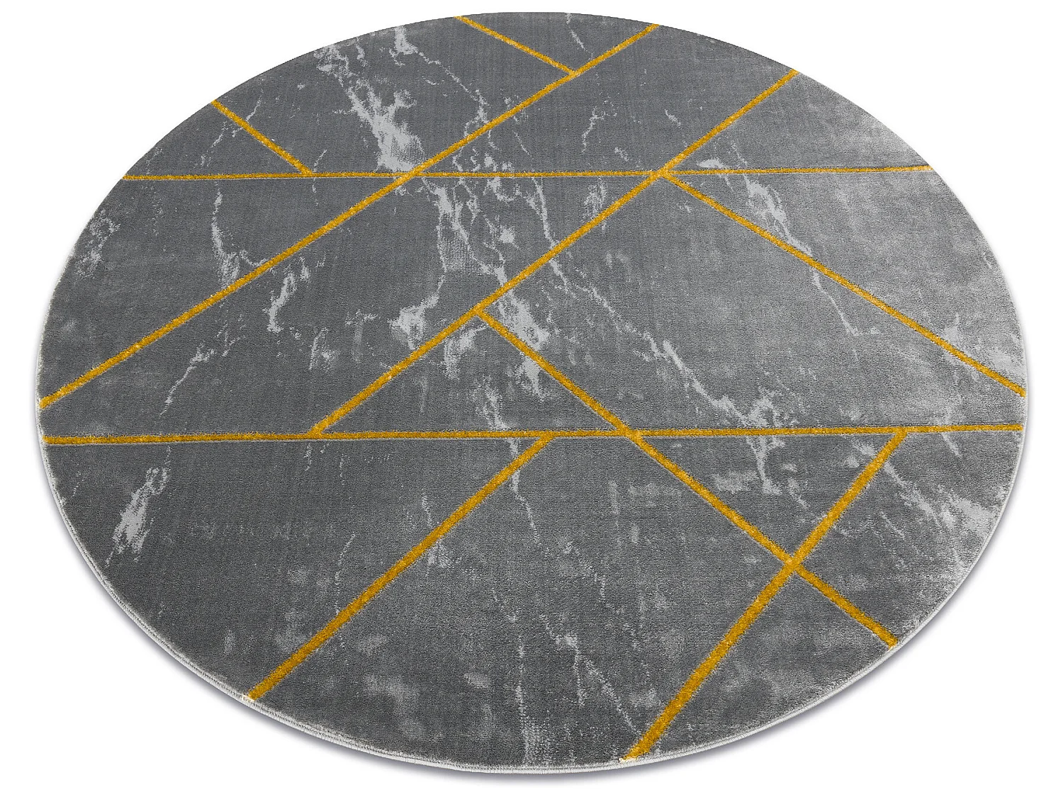 Tapijt EMERALD exclusief 1012 cirkel - glamour, stijlvol marmer, geome cercle 200 cm