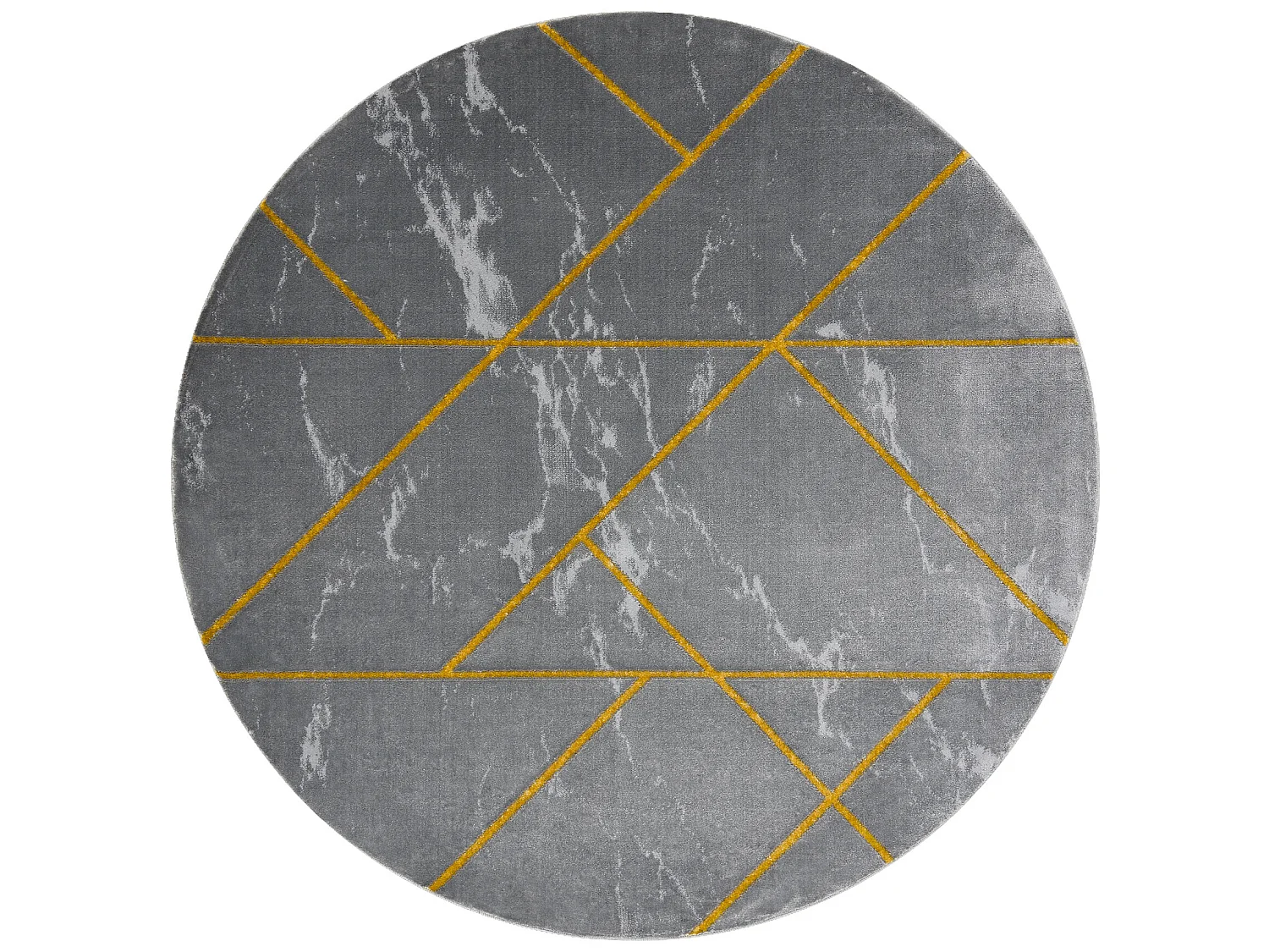 Tapijt EMERALD exclusief 1012 cirkel - glamour, stijlvol marmer, geome cercle 200 cm