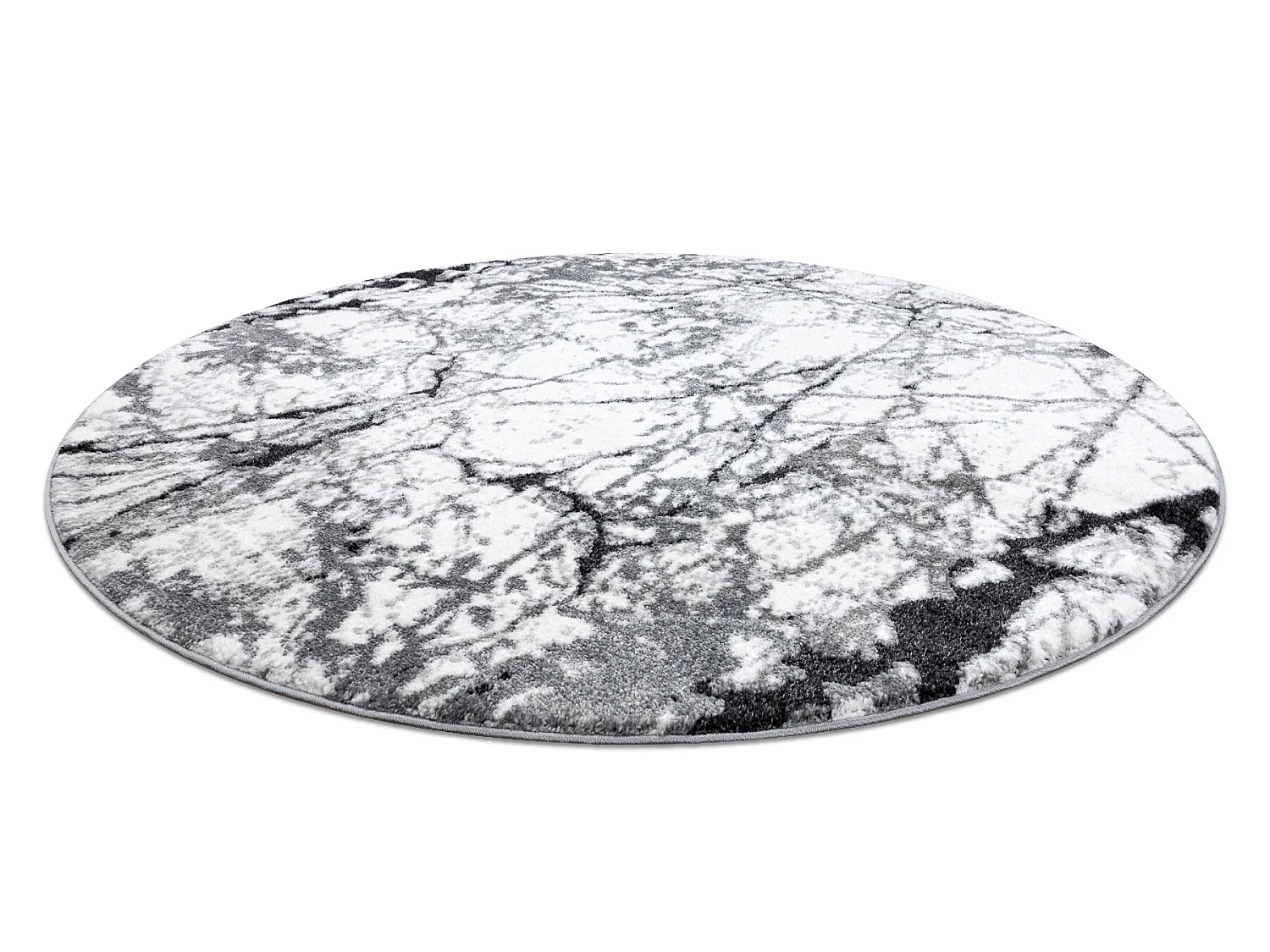 Tapijt modern COZY 8871 Rond , Marble, marmeren , - Structureel, twee  cercle 100 cm