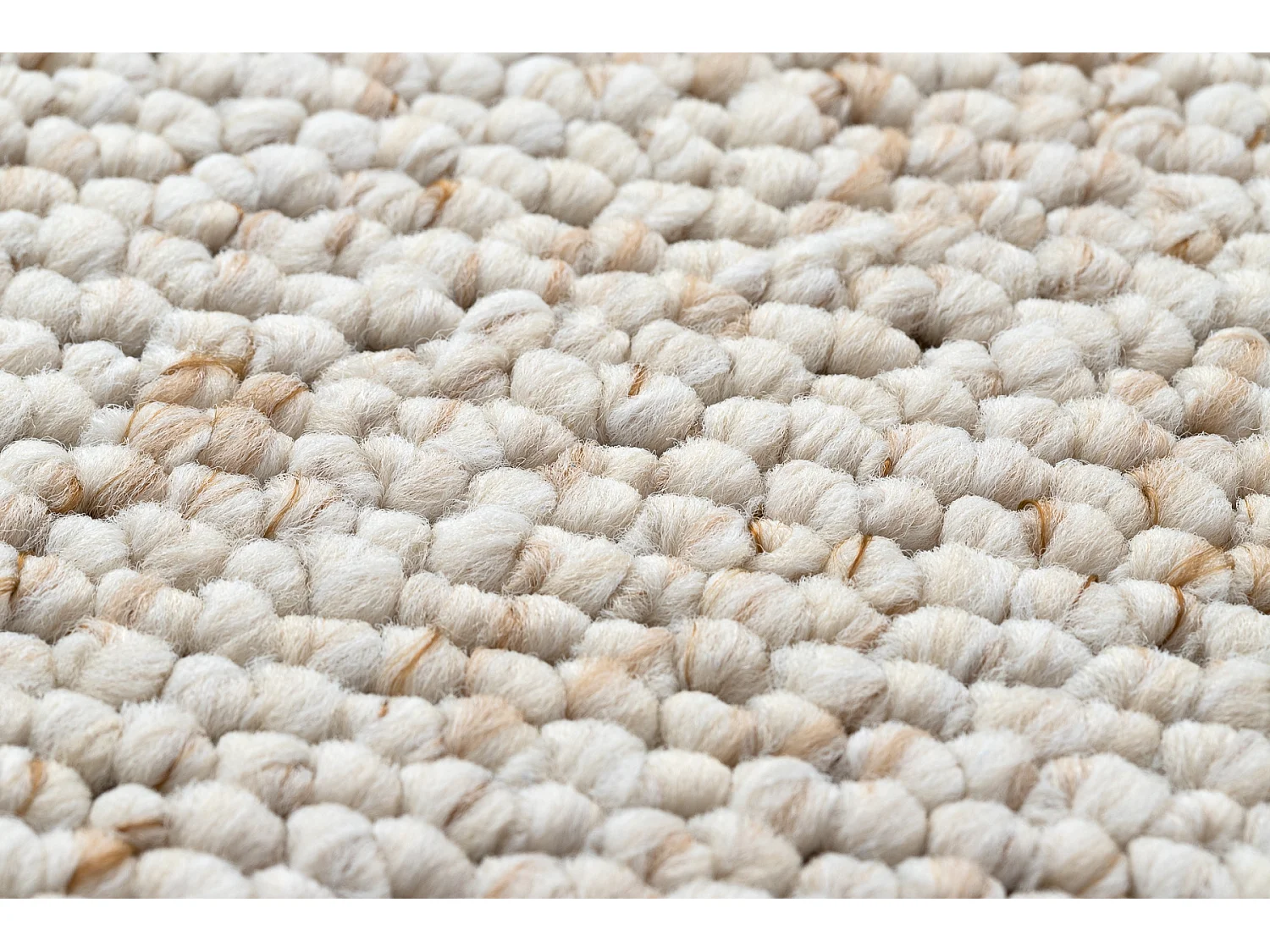 TAPIS cercle CASABLANCA crème cercle 133 cm