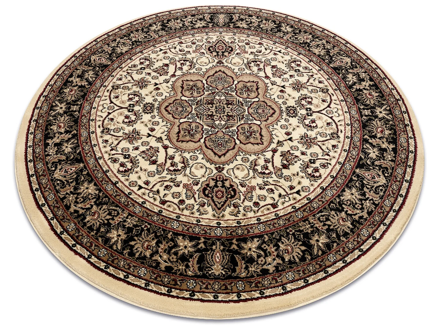 Tapijt ROYAL ADR ROND patroon 521 carmel  cercle 200 cm