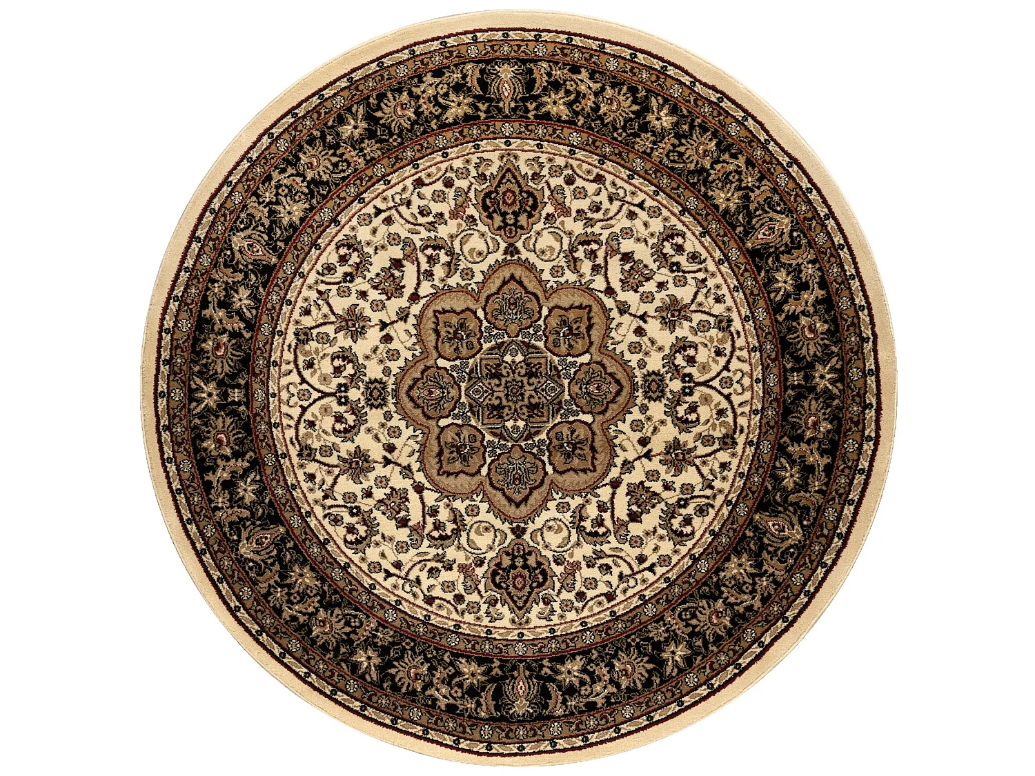 Tapijt ROYAL ADR ROND patroon 521 carmel  cercle 200 cm