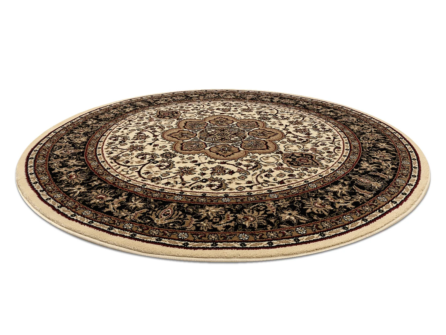 Tapijt ROYAL ADR ROND patroon 521 carmel  cercle 200 cm