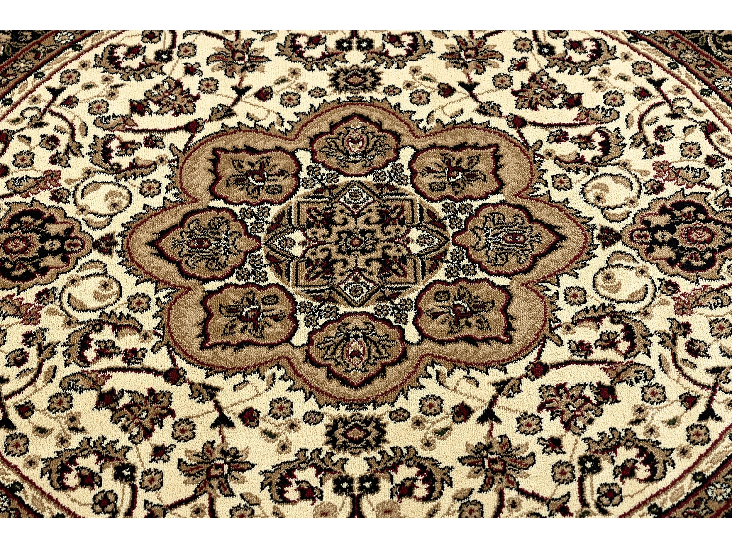 Tapijt ROYAL ADR ROND patroon 521 carmel  cercle 200 cm