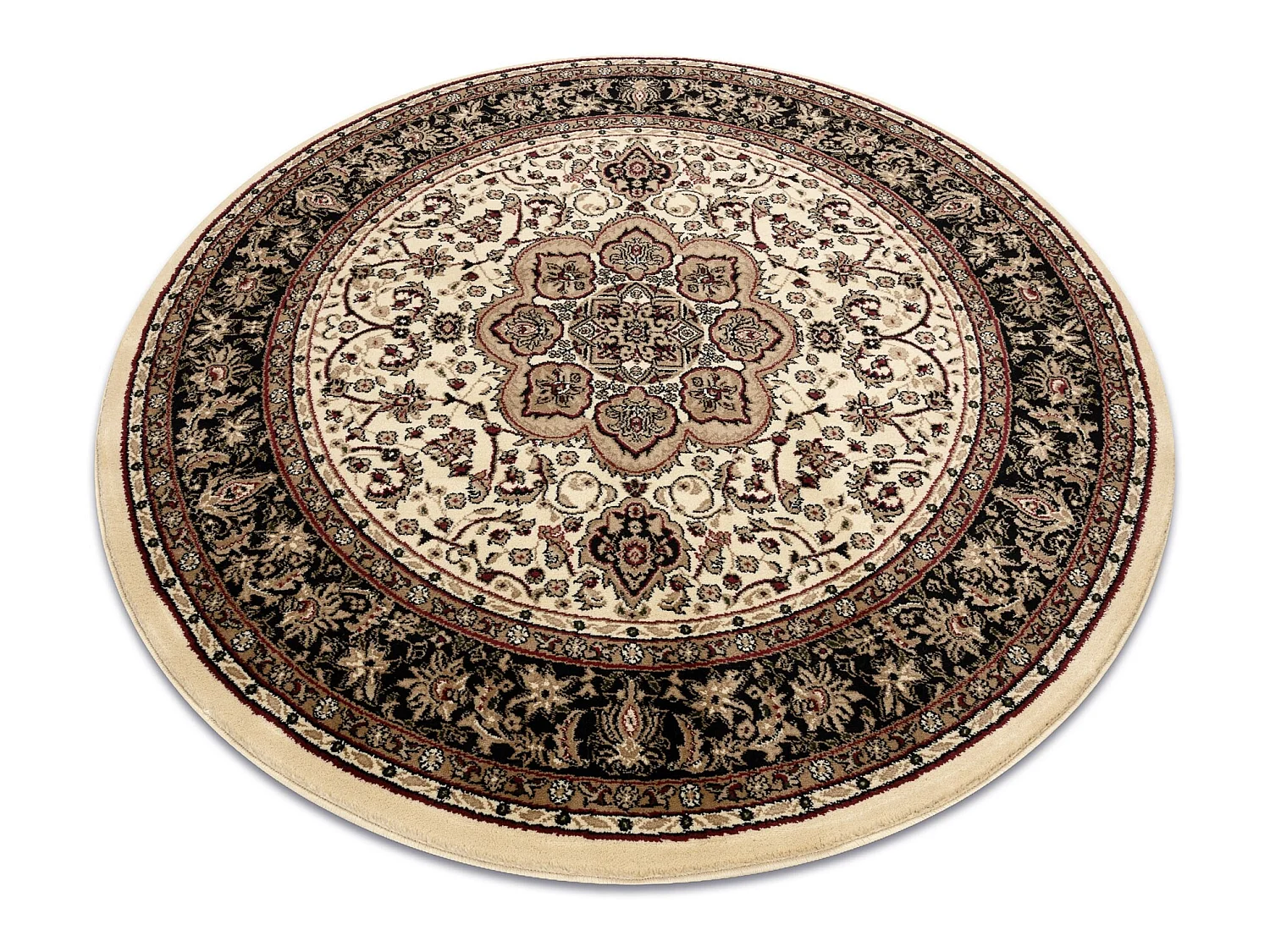 Tapis ROYAL ADR cercle modèle 521 caramel cercle 200 cm