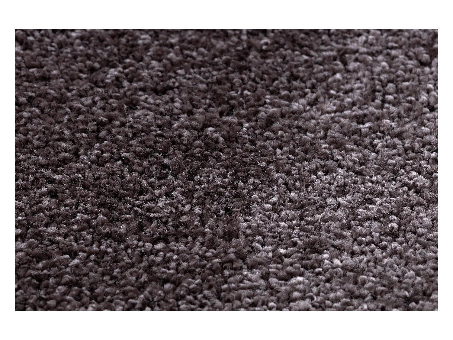 TAPIS cercle SANTA FE marron 42 plaine couleur unie cercle 170 cm