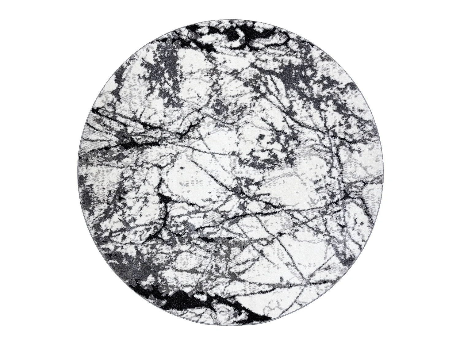 Tapis moderne COZY 8871 Cercle, Marble, Marbre - Structural deux nivea cercle 160 cm