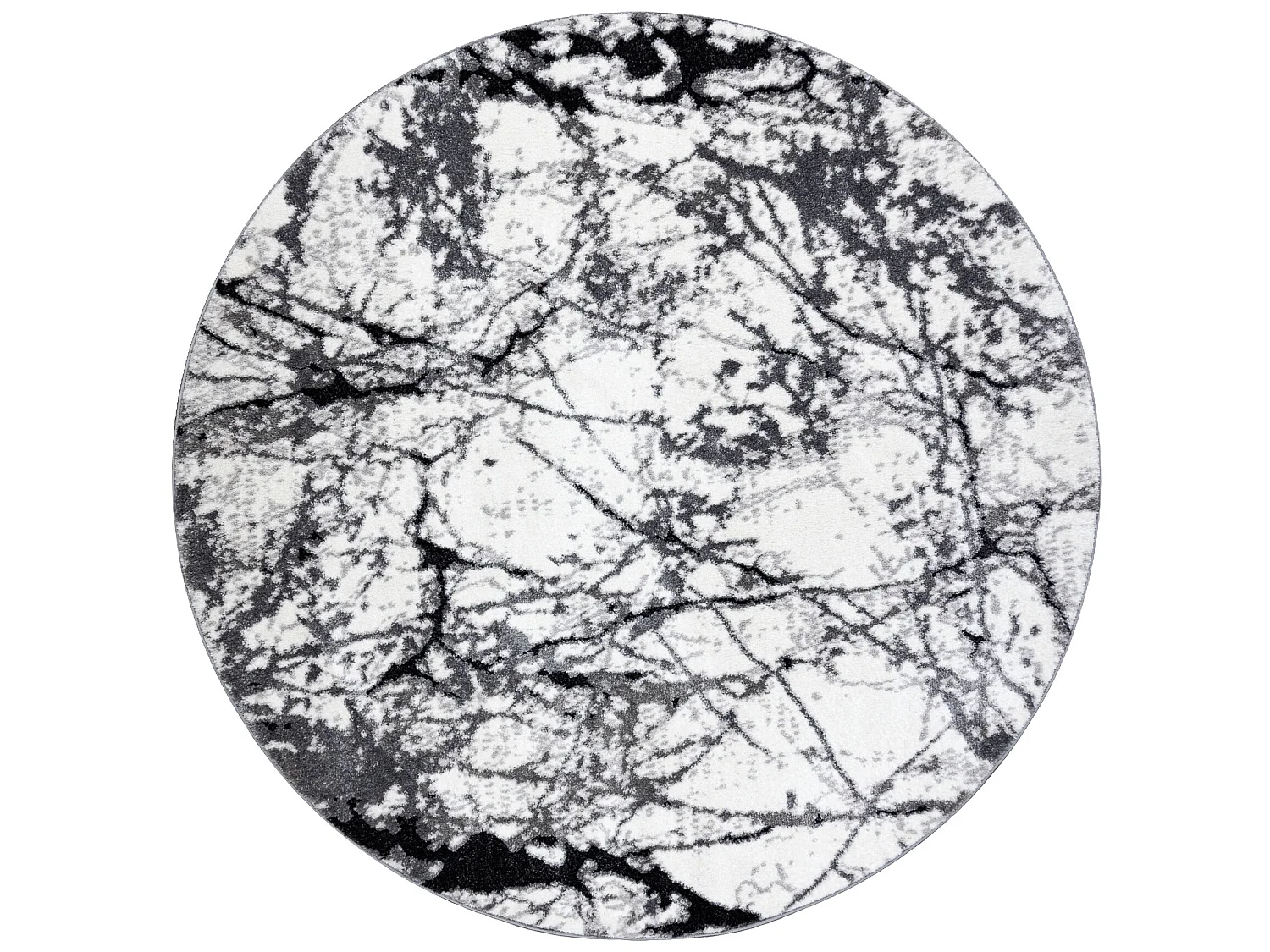 Tapijt modern COZY 8871 Rond , Marble, marmeren , - Structureel, twee  cercle 160 cm