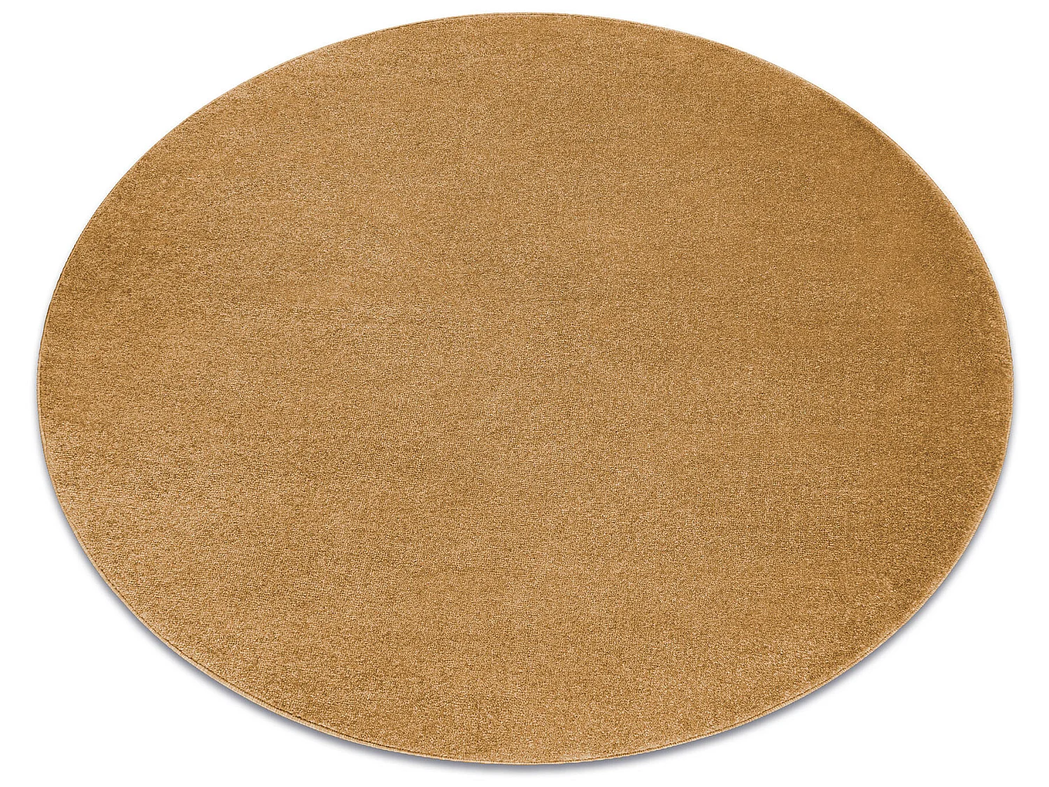 Tapijt SOFTY cirkel uniform, enkele kleur goud cercle 200 cm
