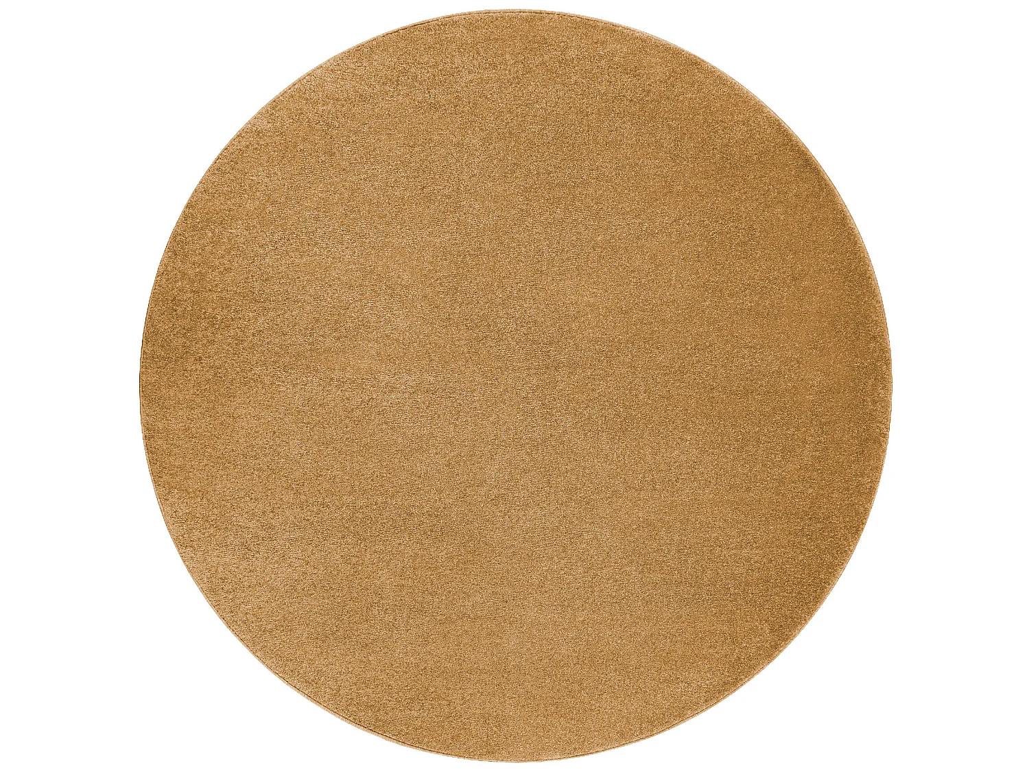 Tapijt SOFTY cirkel uniform, enkele kleur goud cercle 200 cm