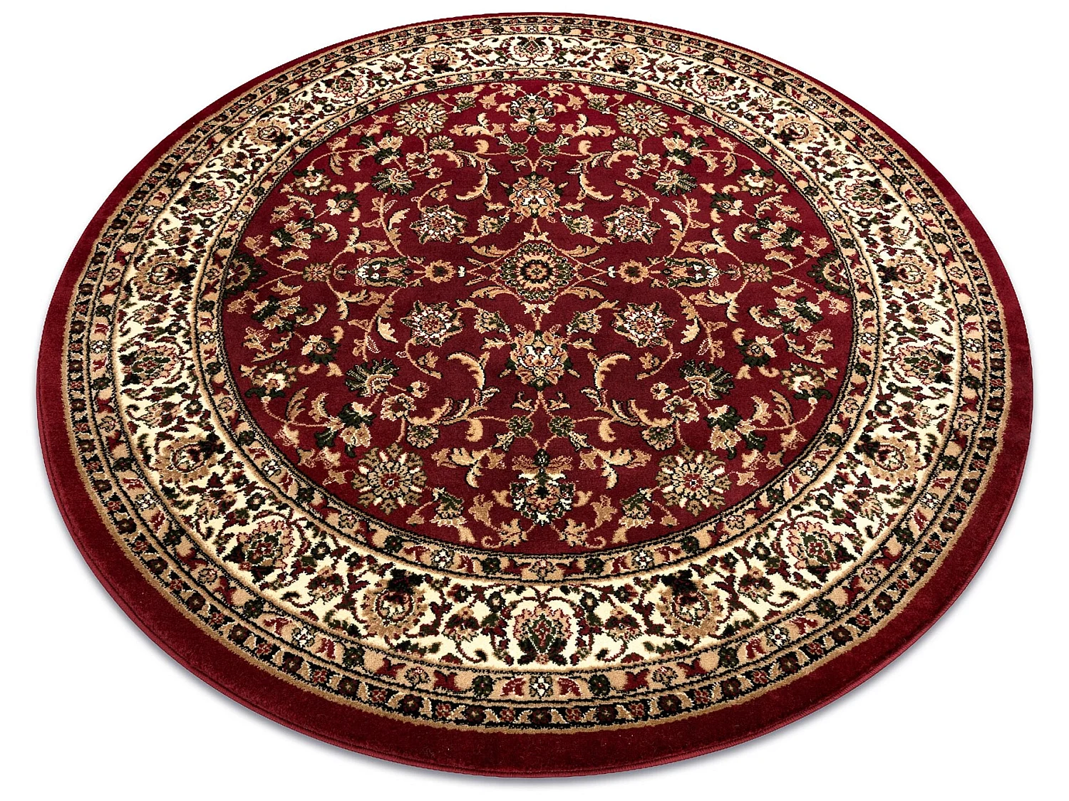 Tapete ROYAL ADR circulo modelo 1745 bordó cercle 120 cm