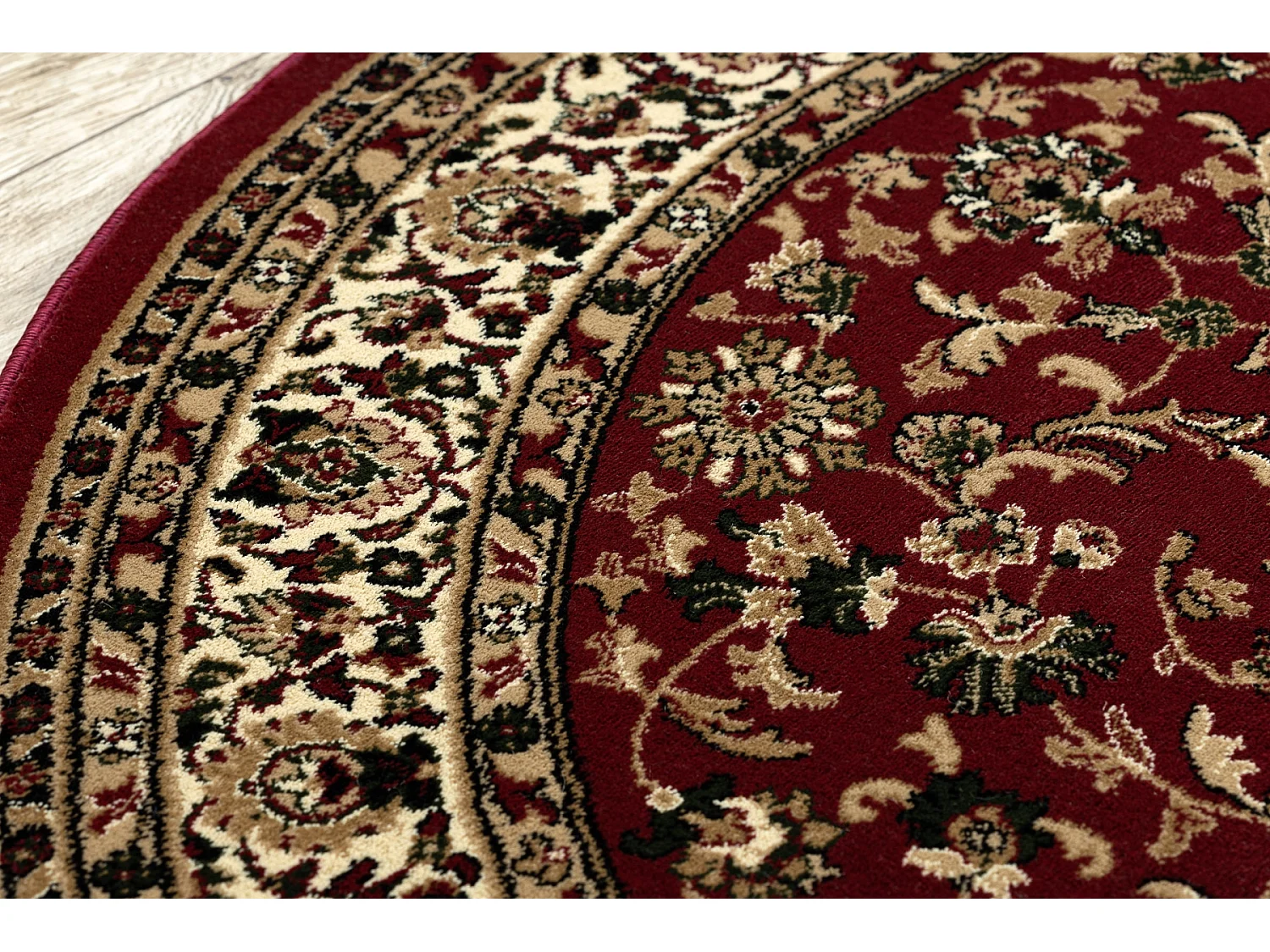 Teppich ROYAL ADR Kreis modell 1745 rotwein cercle 120 cm