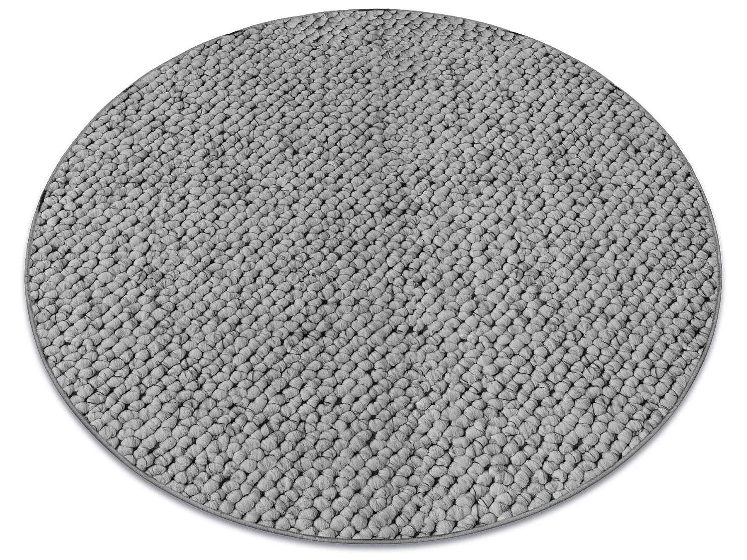 TAPIJT ROND CASABLANCA grijskleuring cercle 200 cm