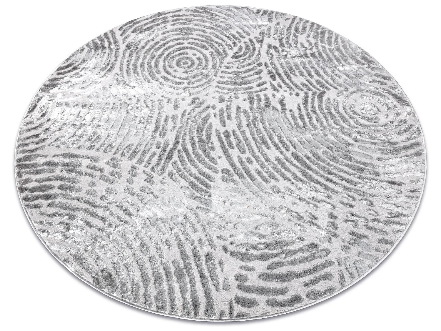 Tapis MEFE moderne Cercle 8725 cercles Empreinte digitale - Structural cercle 160 cm