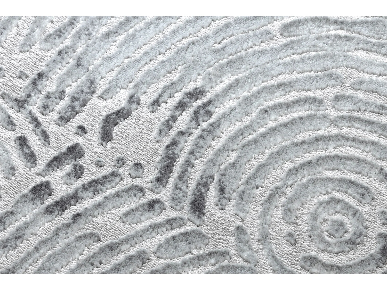 Tapis MEFE moderne Cercle 8725 cercles Empreinte digitale - Structural cercle 160 cm