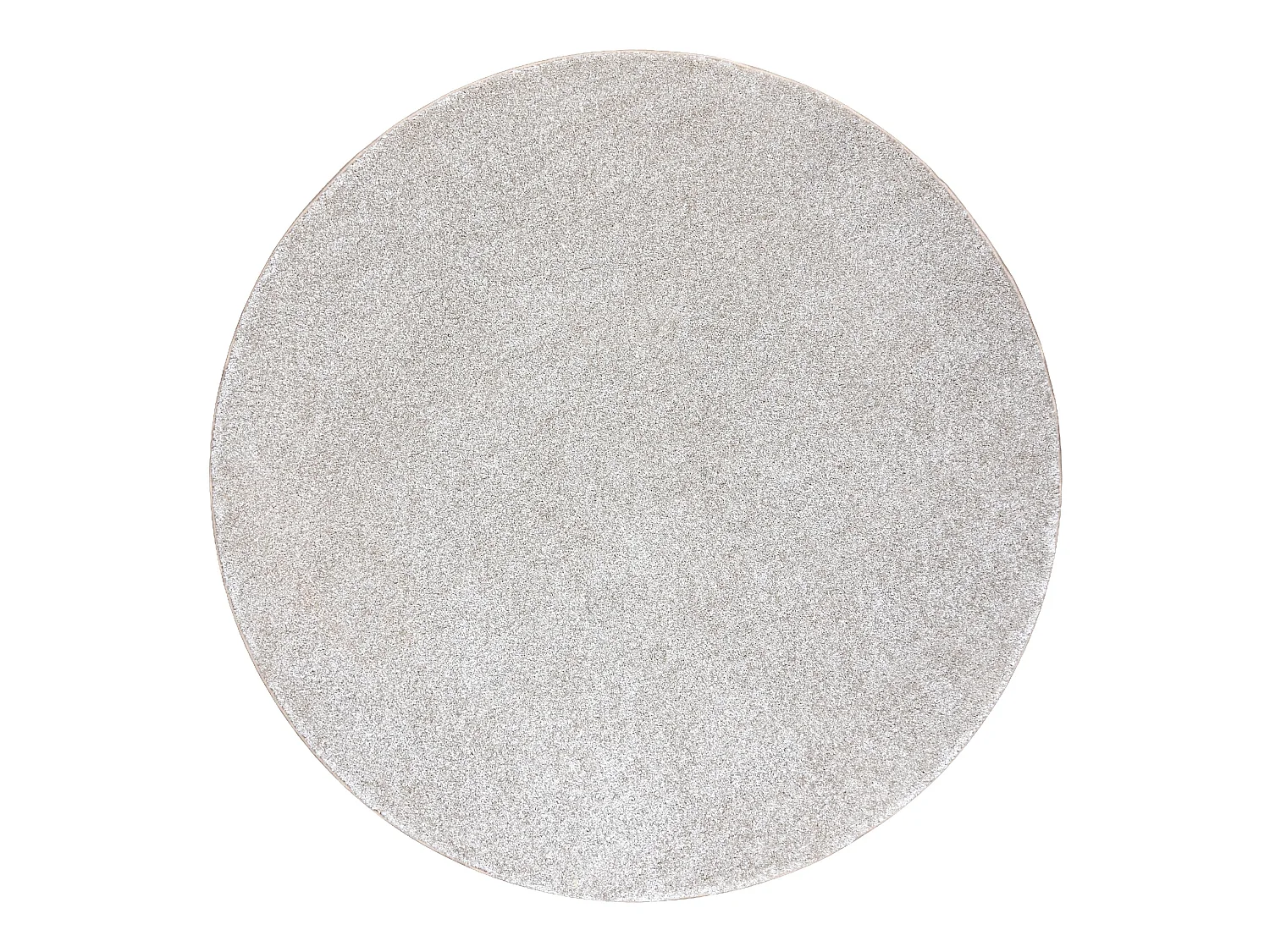 Teppich rund SAN MIGUEL creme 031 eben, glatt, einfarbig cercle 170 cm