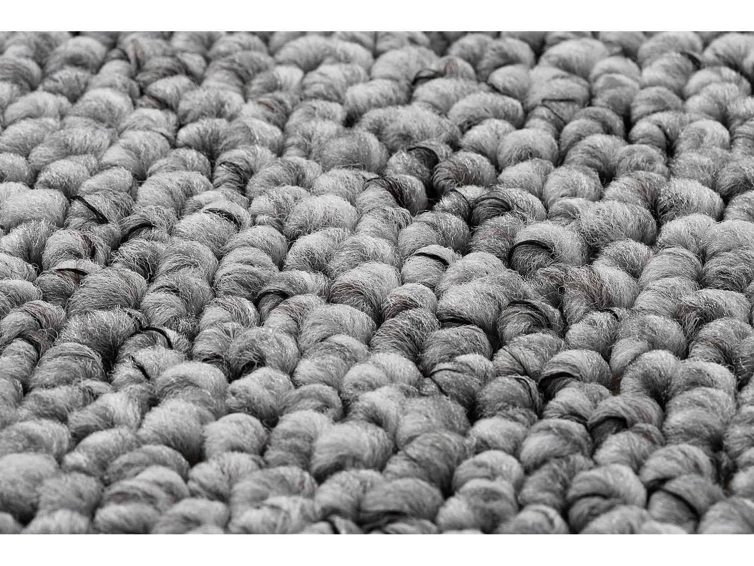 TAPIS cercle CASABLANCA gris cercle 100 cm