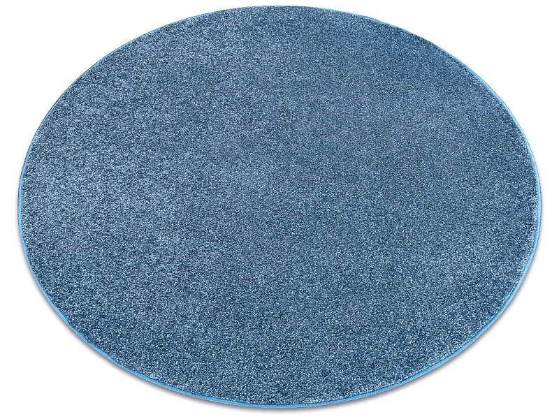TAPIS cercle SANTA FE bleu 74 plaine couleur unie cercle 200 cm