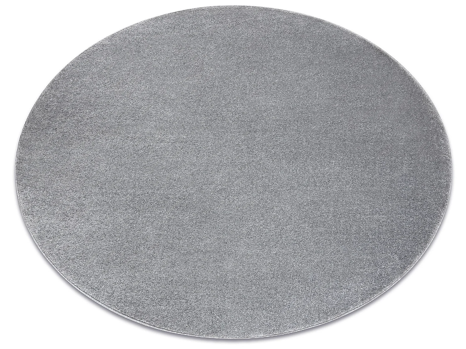 Tapijt SOFTY cirkel uniform, enkele kleur grijs cercle 120 cm
