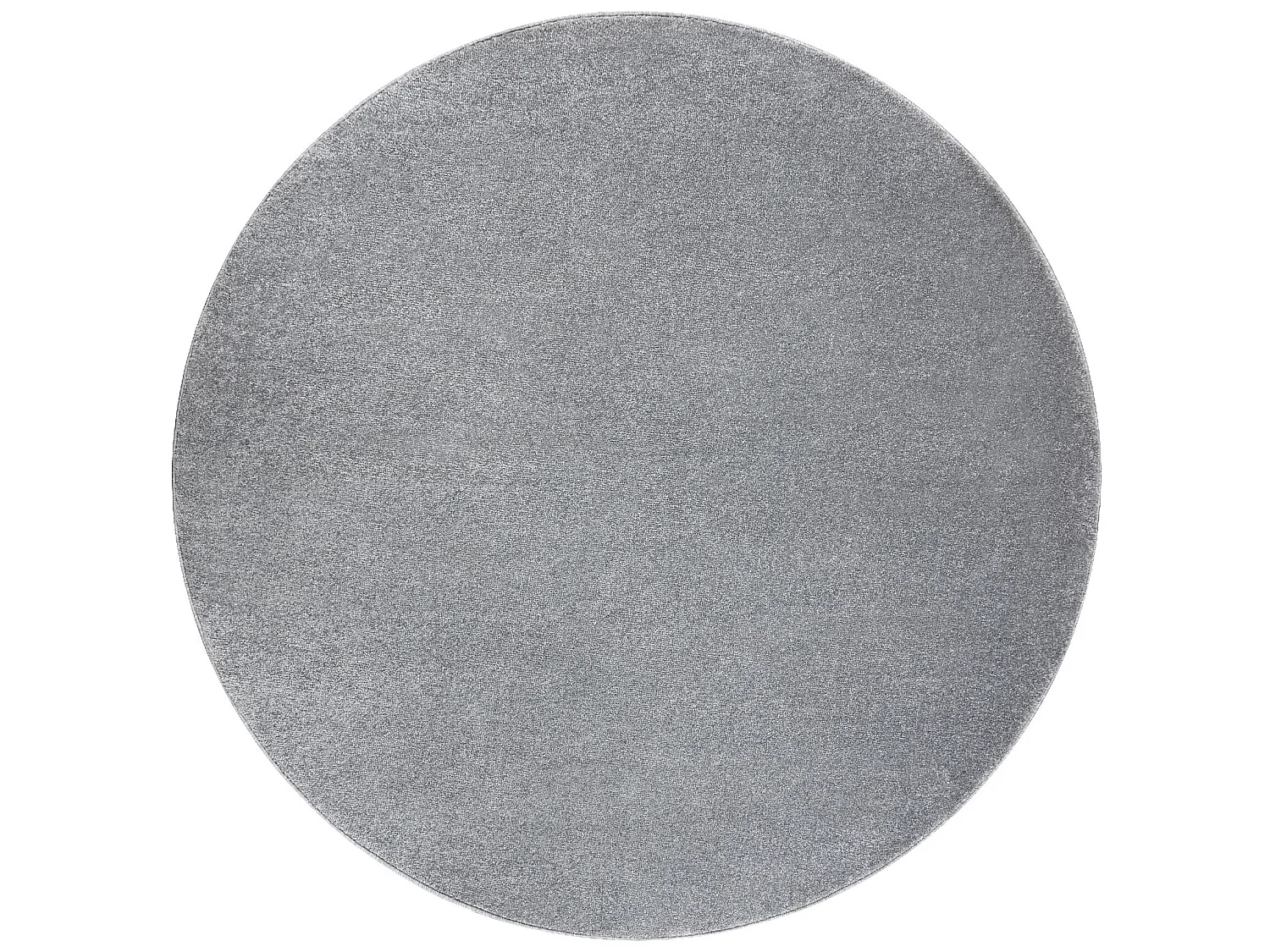 Tapijt SOFTY cirkel uniform, enkele kleur grijs cercle 120 cm