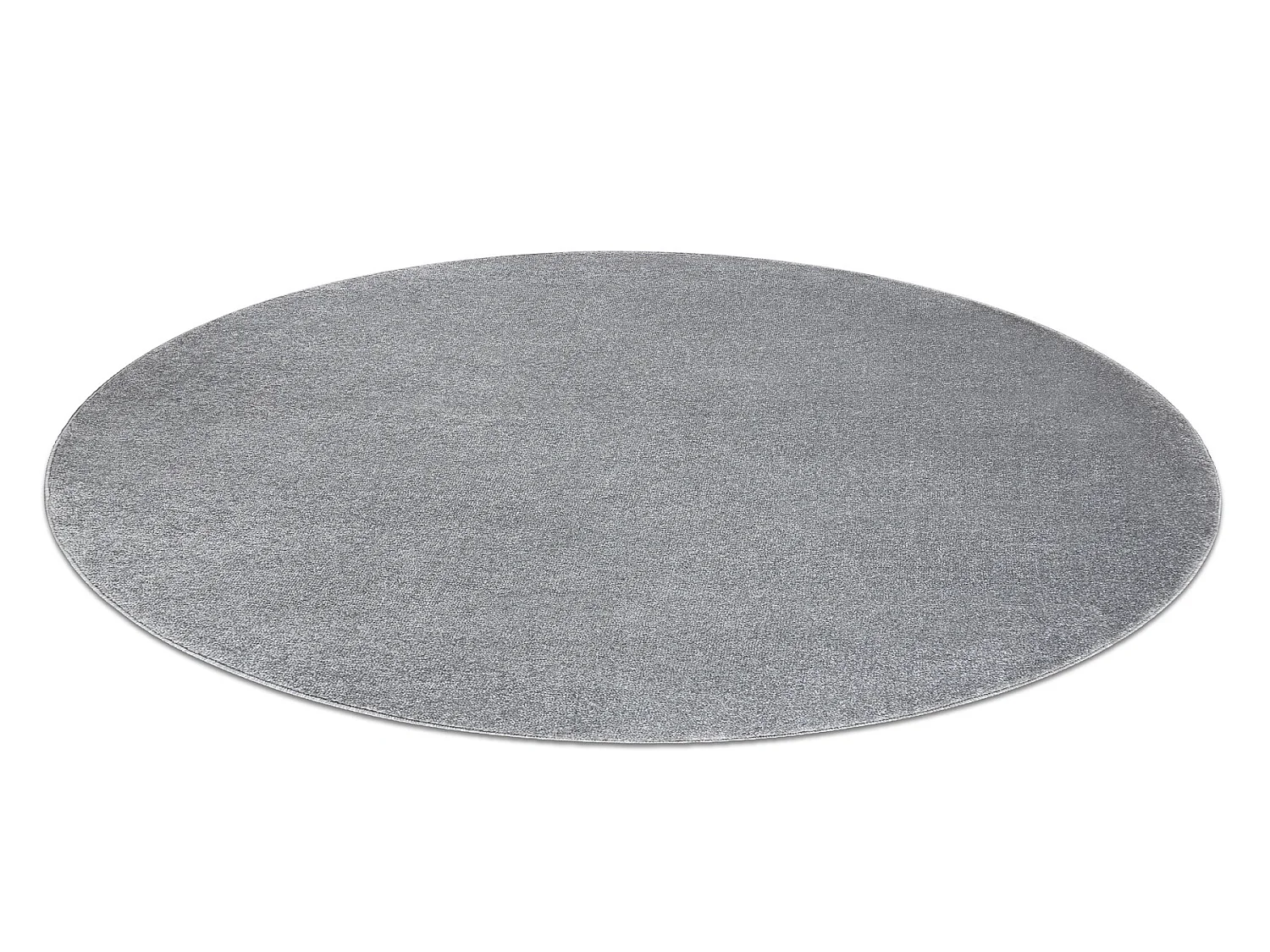 Tapijt SOFTY cirkel uniform, enkele kleur grijs cercle 120 cm
