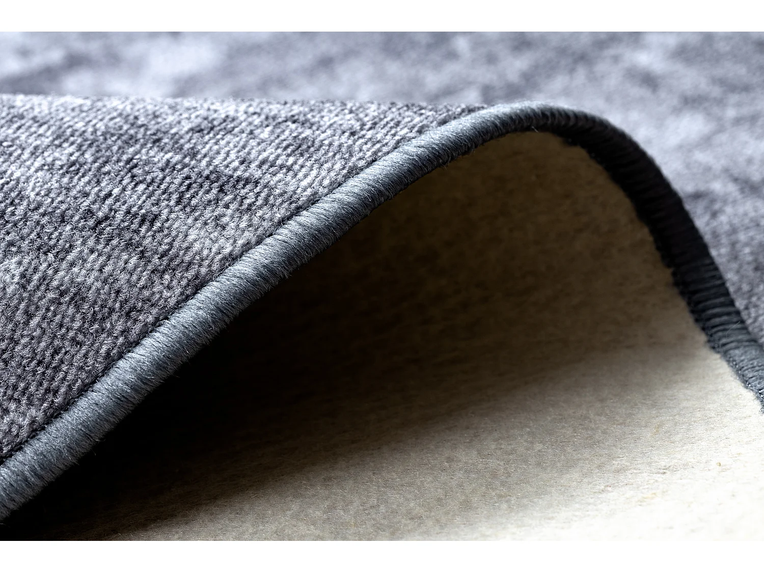 TAPIS cercle SOLID gris 90 BÉTON  cercle 170 cm