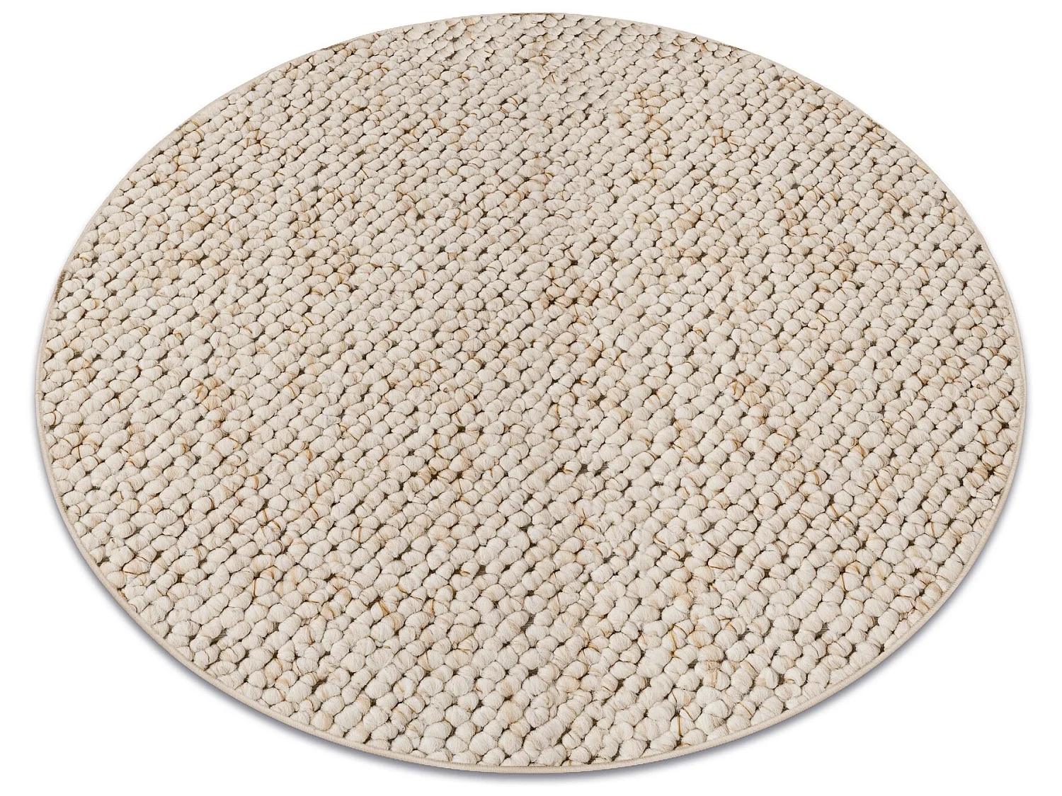 TAPIS cercle CASABLANCA crème cercle 200 cm