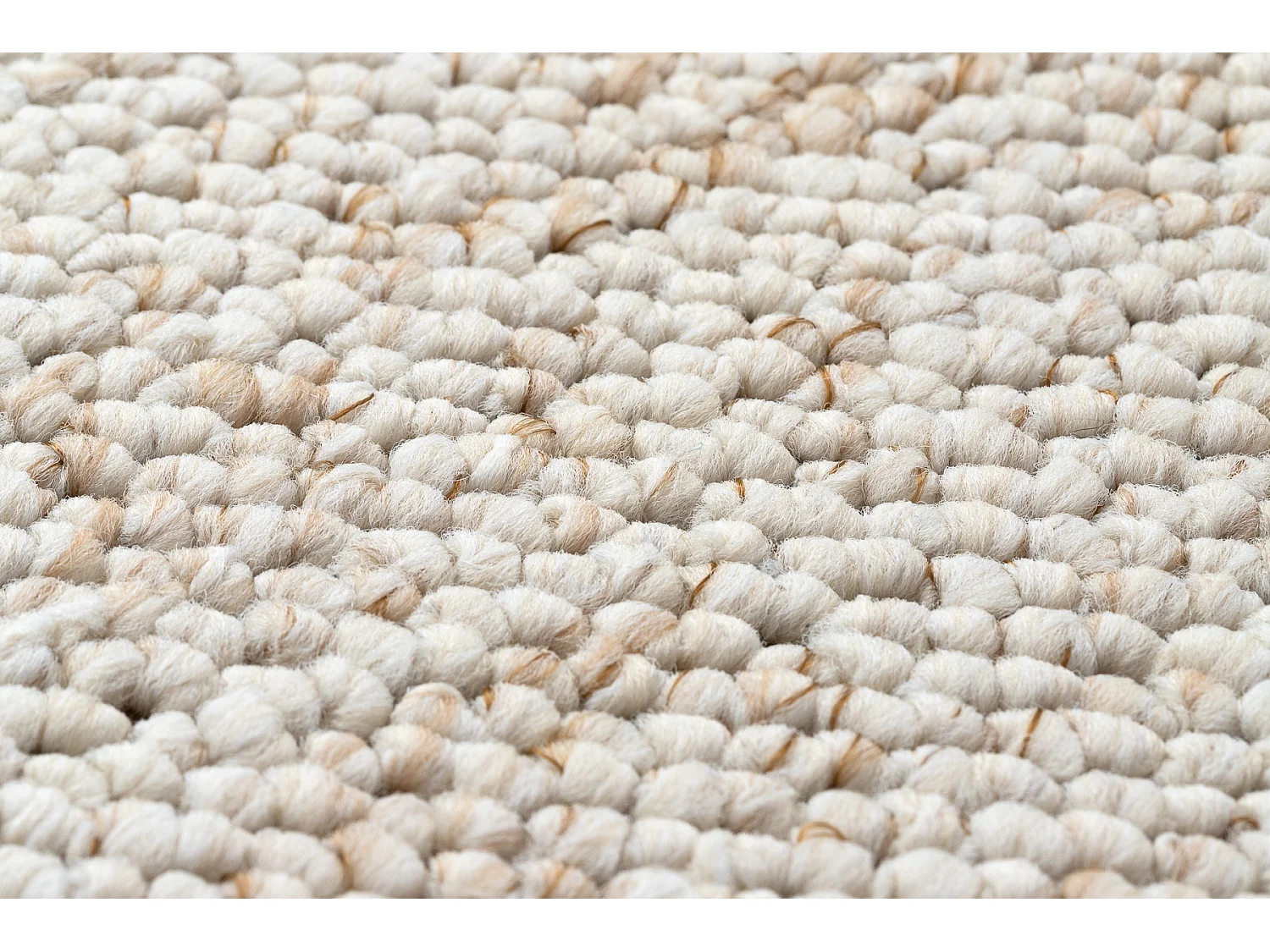 TAPIS cercle CASABLANCA crème cercle 200 cm