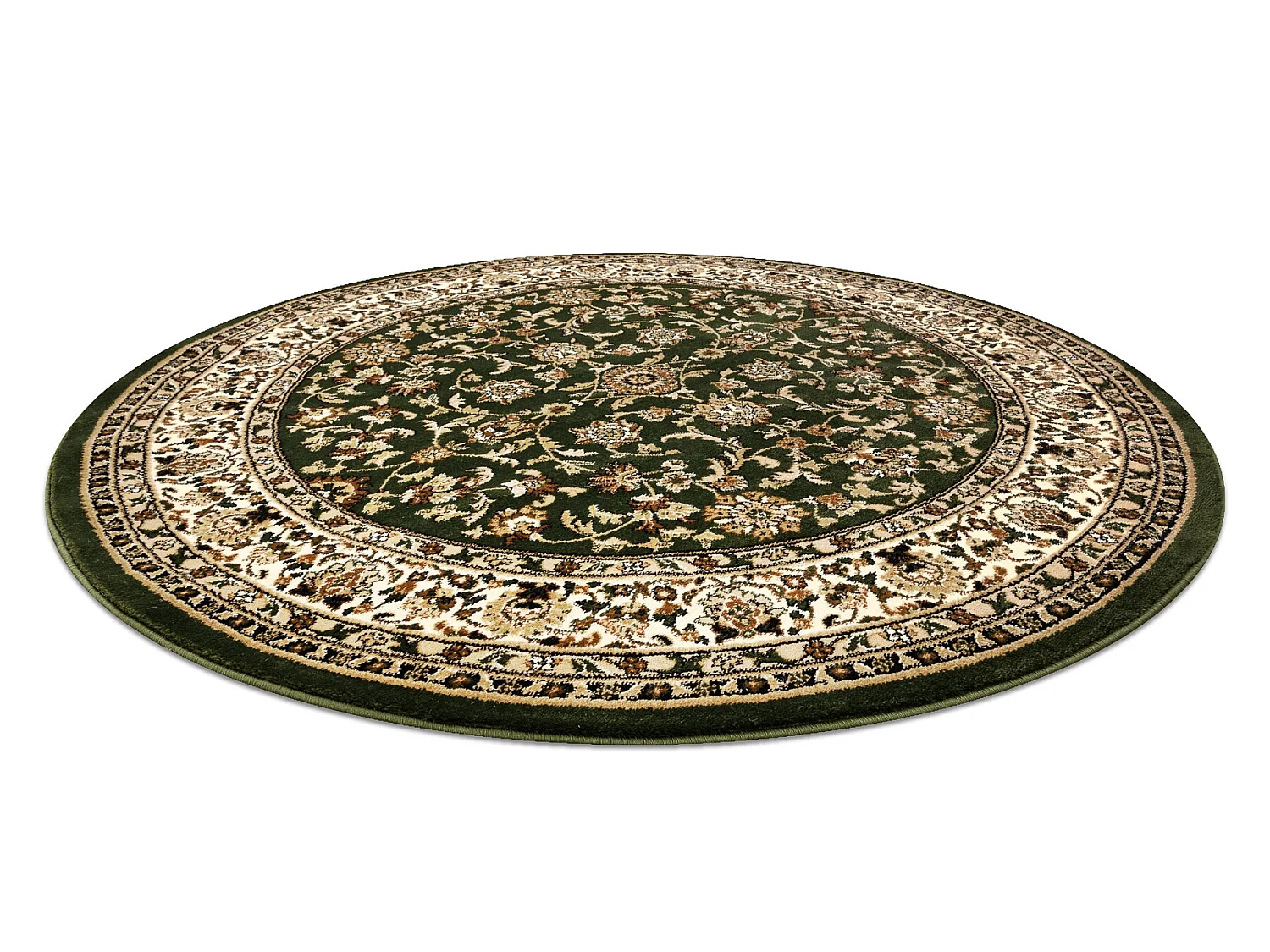 Tapijt ROYAL ADR ROND patroon 1745 groen cercle 150 cm