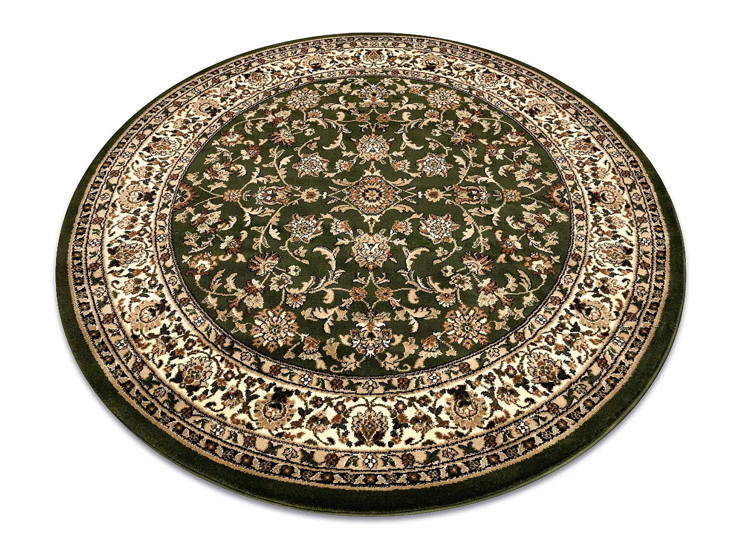 Tapis ROYAL ADR cercle modèle 1745 vert cercle 150 cm