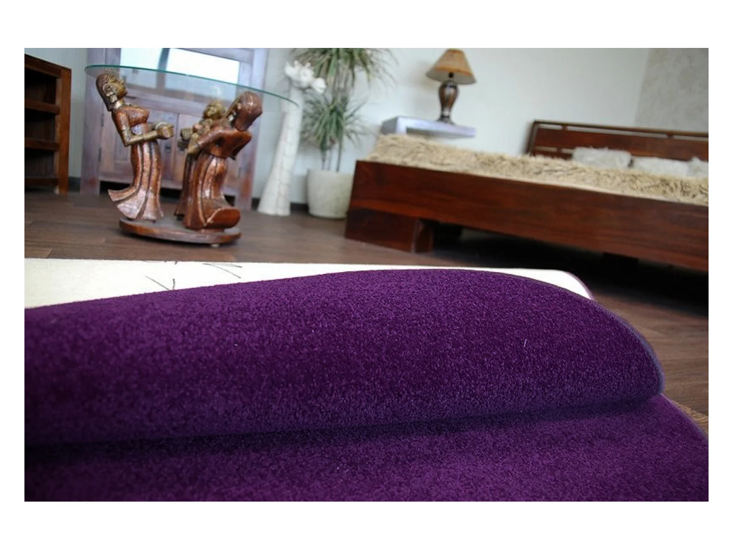 TAPIS cercle ETON violet cercle 200 cm