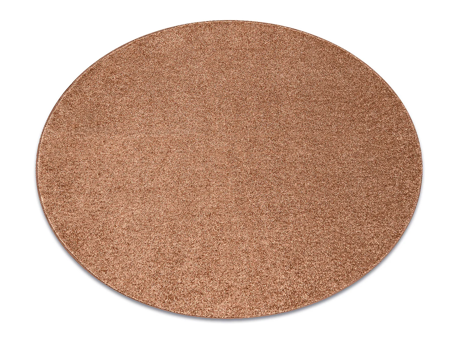 TAPIJT ROND INDUS koper 82 glad, melange cercle 200 cm
