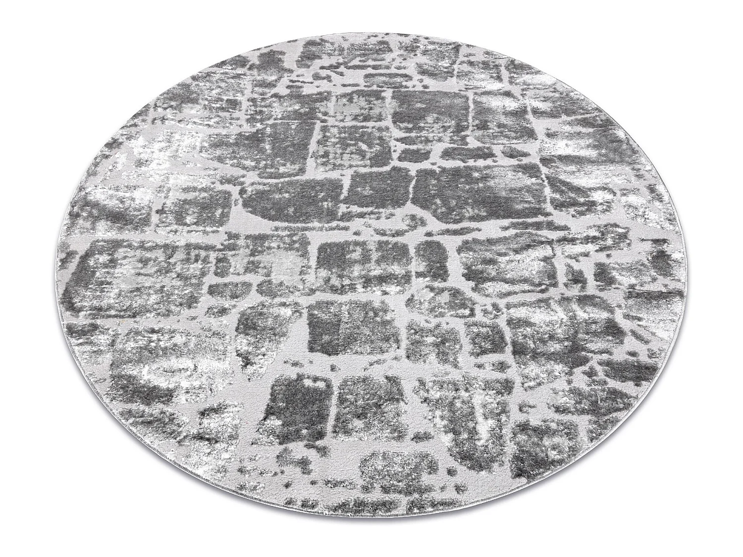 Tapis MEFE moderne Cercle 6184 Pavage brique - Structural deux niveaux cercle 200 cm