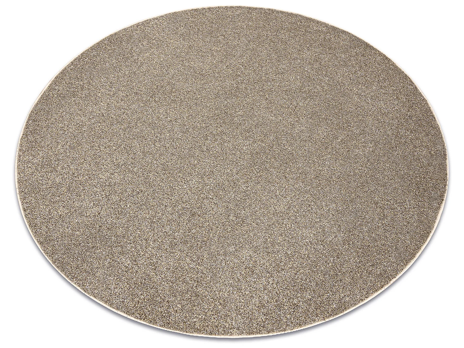 TAPIJT ROND EXCELLENCE lichtbruin 222, glad, melange cercle 200 cm