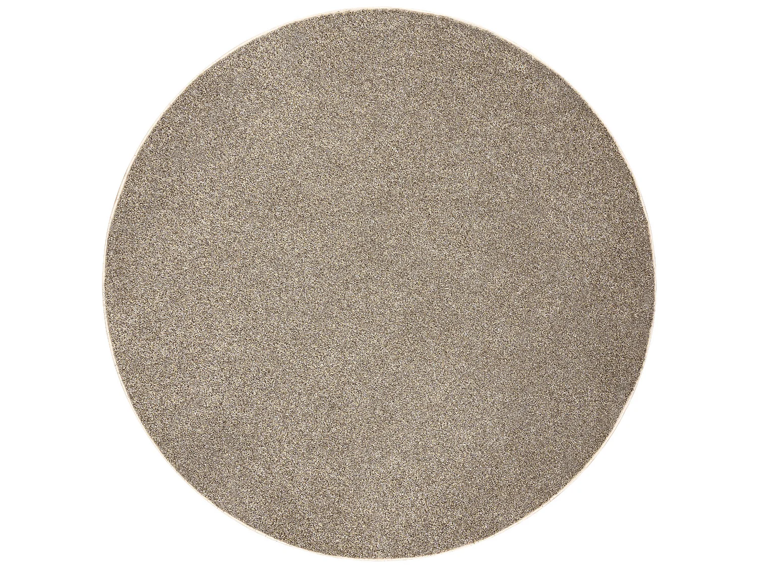 TAPIJT ROND EXCELLENCE lichtbruin 222, glad, melange cercle 200 cm