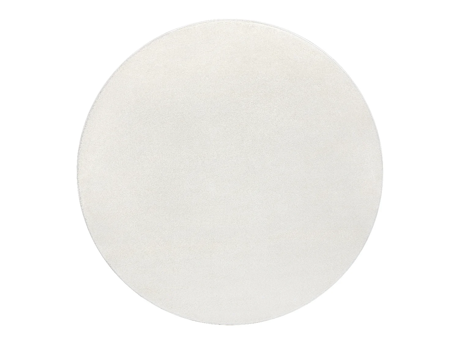 Dywan SOFTY koło Jednolity, jednokolorowy krem cercle 120 cm