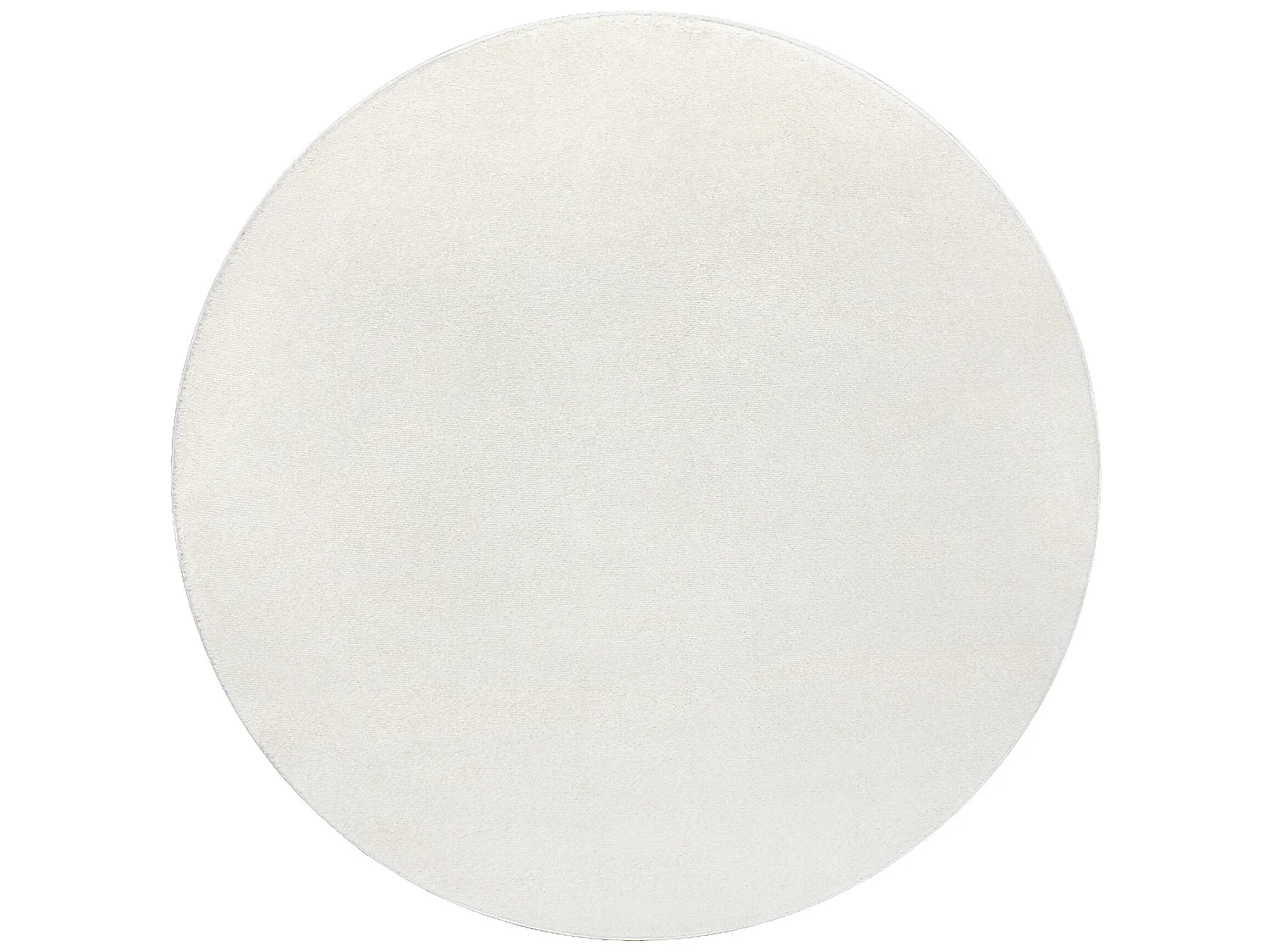 Dywan SOFTY koło Jednolity, jednokolorowy krem cercle 120 cm